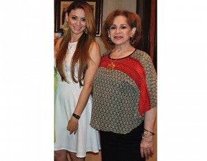 Cinthia Banegas y Jackie de Rivera.