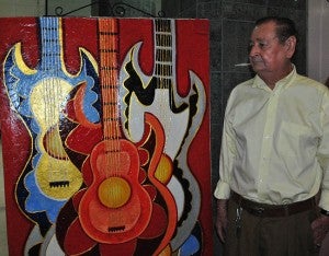 El gran maestro Rafael Chinchilla, expuso 30 obras de las diferentes etapas de su carrera en las artes.