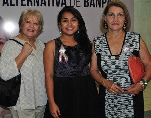 Cristina Cubas, Alejandra Chinchilla y Margarita Kattán.
