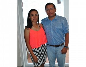 Nadia y Manuel Ortiz.