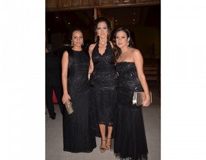 Luz Inestroza, Jenny Giannini y Nancy de Midence.