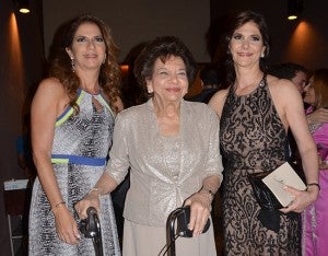 Vivian, Margarita, Jackie Fléfil.
