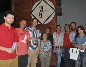 Samuel Farach, Raúl Gámez, Antonio Farach, Adelina Araúz, María del Carmen Urbina, Maribel Zúniga, Salvador Urbina, Howard y Victoria Carella.