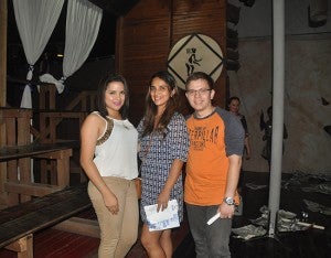 Nasly Chávez, Karol Coca y Luis Enamorado.