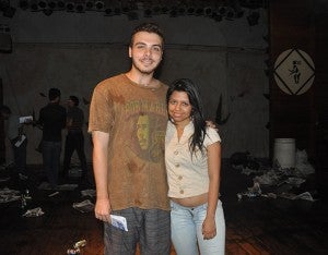 Dylan Martin Cassidy y Jimena Velásquez.