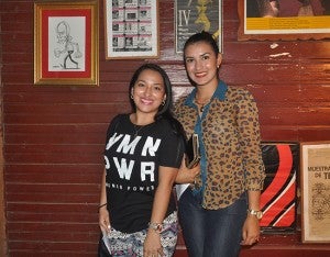 Dessiré Canales y Karen Pineda.