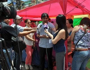 Wilfredo Méndez dijo que él lo que propone es una agenda integral.