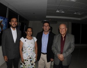 Eduardo y Soledad Altamirano, Rubén Darío Paz y Roger Marín.