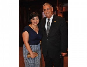 Ledy Pacheco y Juan Bendeck.