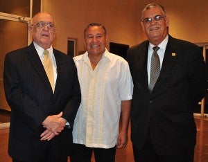 Jaime Rosenthal, Pilo Tejeda y Juan Bendeck.