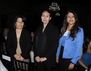 Doris Gutiérrez, Maritza Vargas y Pierda Huerta.