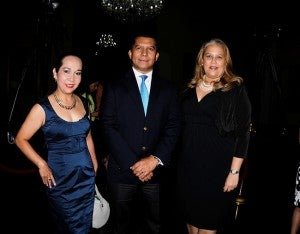 Dévora Figueroa, David Bustamante y María Alexandra Boesch.