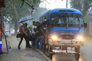 Algunos se fueron a sus casas desde tempranas horas.