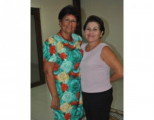 Mirella Bodden y Gilda Ortiz.