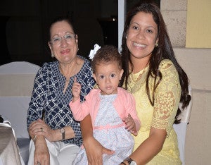 María Auxiliadora de Rodas, Ana Melissa de Rodas y Ana Elena Rodas.