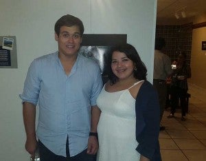 Carlos Martínez y Carmen Meza.