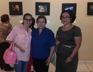 Denise Castellón, Celia Soto e Iris Cuéllar.