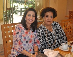 Neda Canahuati y Elena Asaff.