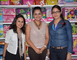 Angélica López, Doris Flores y Gissela Varela.