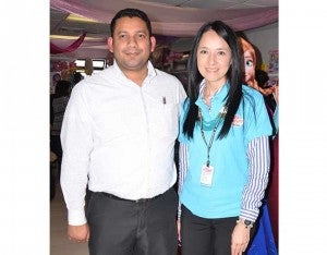 Joel Espinoza y Laura Vásquez.