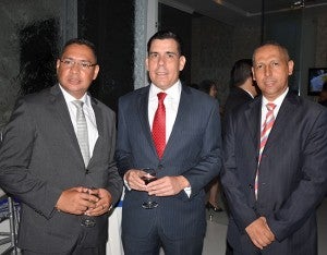 Neptalí Romero, Rafael Canales y Misael Vallecillo.