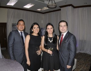 Omar Díaz, Lía Ramírez, Gabriela Umanzor y Eduardo Hernández.