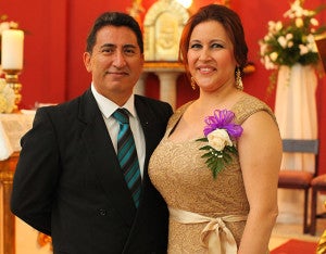 Pedro Garza y Lidia de Garza.