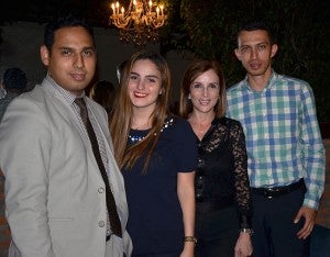 Marcio Jiménez, Antonella Balletta, Patricia Lardizábal y Ángel Fajardo.