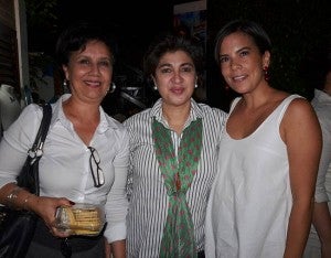 María Eugenia Mejía, Eleonora Pavón y Erica Corleto.