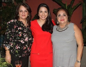 Marlen Letelier, Linda Azrak y María Salman. 