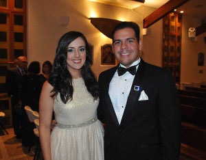 Claudette Kattán y Fernando Turcios.