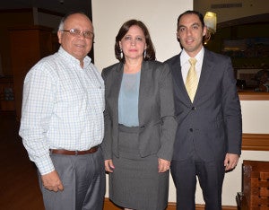 José Salgado, Eva María Zelaya y Carlos Turcios.