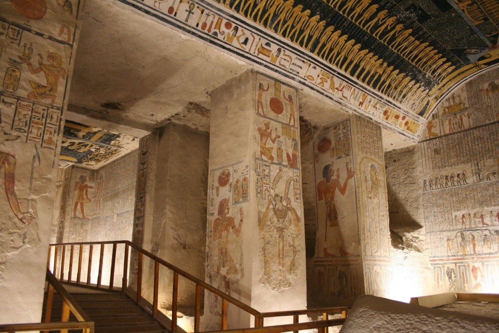 Cerrarán la tumba de Tutankamón para restaurarla2
