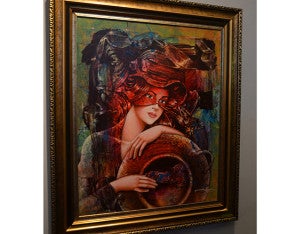 Rubén Salgado participa con su obra “Hada del Pozo”.