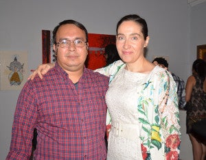 Andrés Mejía Rivas y Pilar Leciñena.
