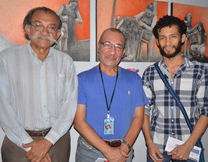 Gustavo Armijo, Rolando Tróchez y Leonel Flores. 