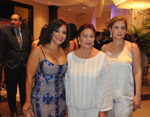 Marisol Morales, Hilda Córdoba y Claudia Prego.