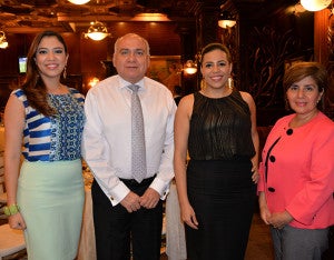 Francis Medina, Edgardo Rodríguez, Alejandra Moreno e Irma Castejón.