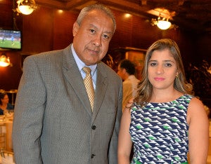 Ramón Mendoza y Denisse Villegas.