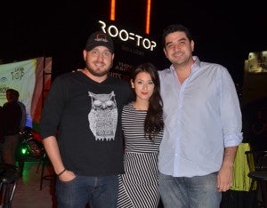 Michel Fayad, Judit Díaz y Santiago Chiuz.