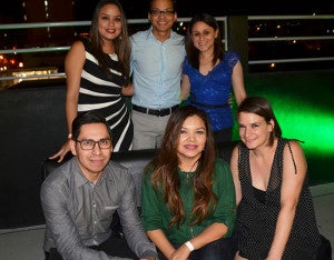 Alejandra Cálix, Pablo Fernández, Aline Maradiaga, Camilo Castro, Blanca Blanco y Erica Valle.