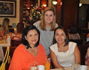 Jessica Panayotti, Mónica Córdoba y Angélica Hernández.