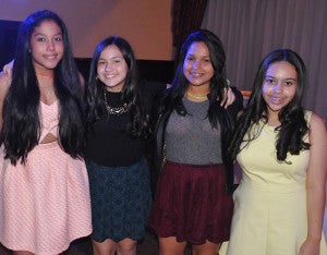 Bárbara Cruz, Sabina Barahona, Alexandra Foster y Andrea Paz.