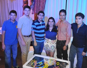 Gabriel Martínez, Alejandro Burgos, José Ramón Espinoza, Claudia Kristel Yacaman, Eduardo Rivera y Jonathan Argueta.