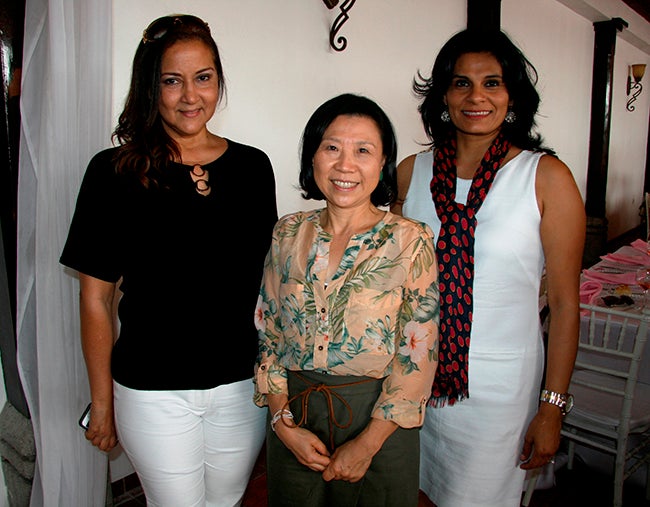 Paula Vivas, Joyce Kuo  y Leslie Matamoros.