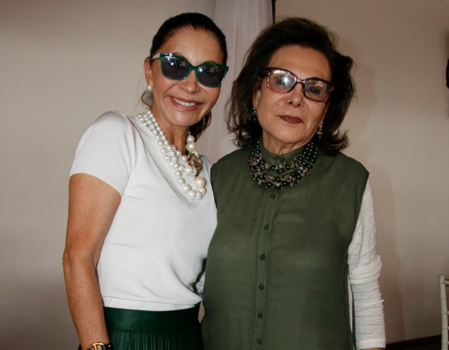Norma Regina de Callejas e Isabel de Rivera.